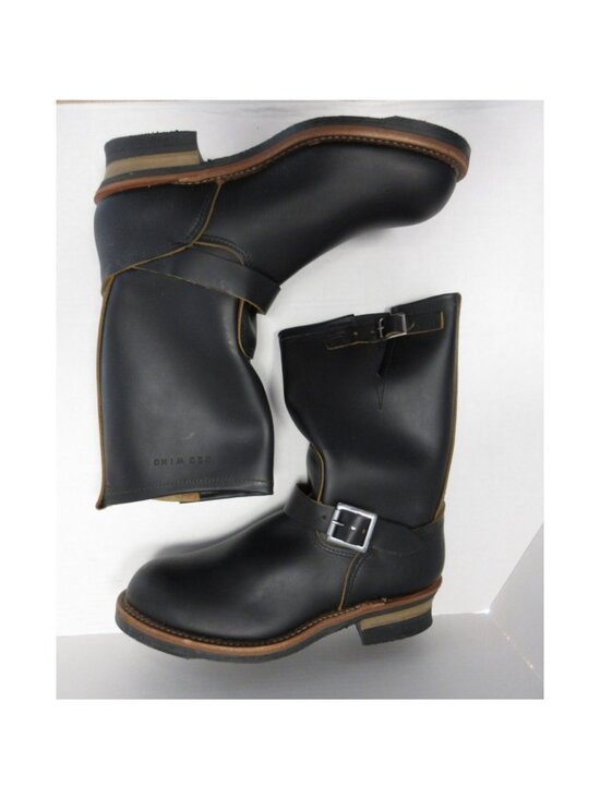 Red Wing Shoes Boots 11 D Leather Engineer Heritage Pull On 2966 NEW main image 13